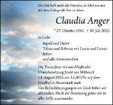 eine Anzeige